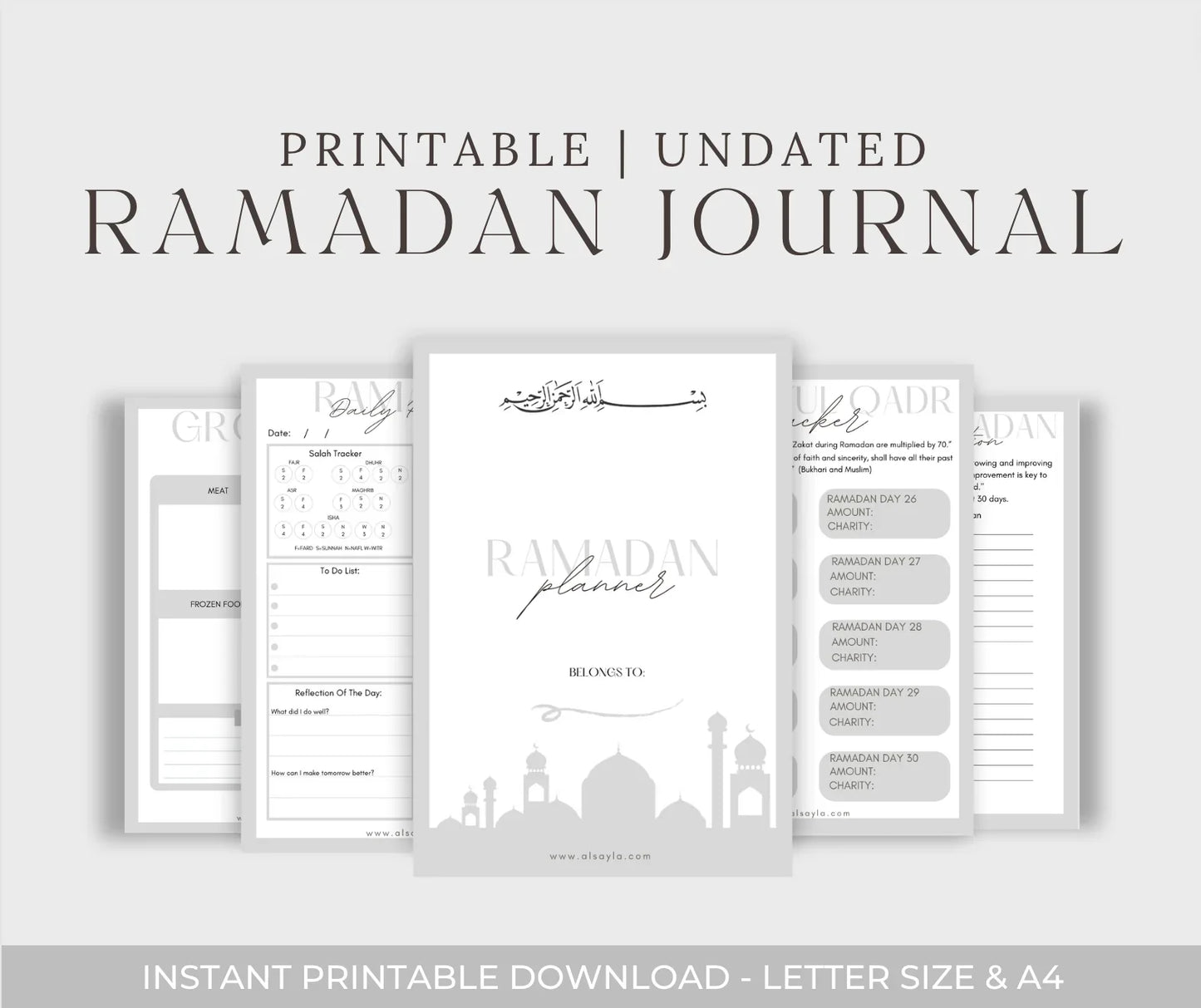 Ramadan Journal - Digital Planner - AL-SAYLA