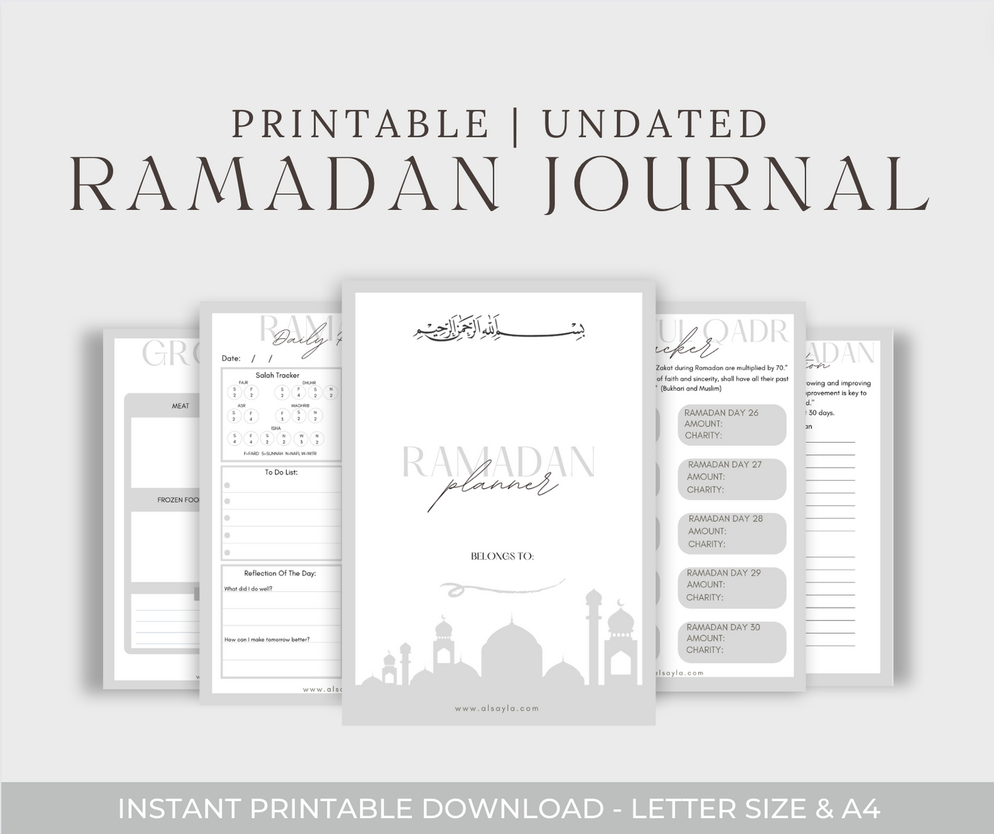 Ramadan Journal - Digital Planner
